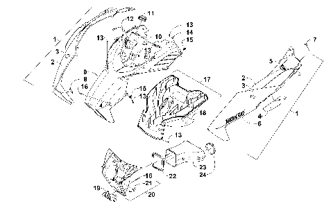 HOOD AND AIR INTAKE ASSEMBLY [101546]