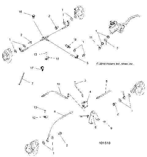BRAKES, BRAKE LINES - A19SXN85A8 [101518]
