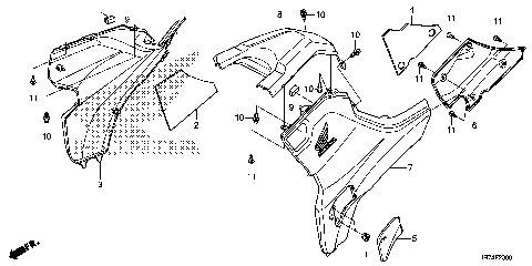 SIDE COVER@TANK COVER