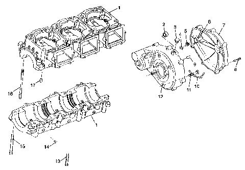 CRANKCASE - I984690 (4945114511c001)