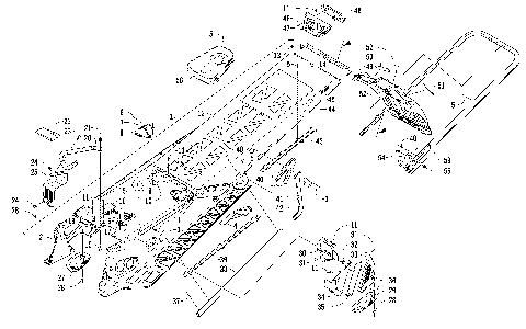TUNNEL, REAR BUMPER, AND SNOWFLAP ASSEMBLY [99105]