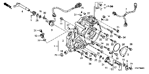 REAR CRANKCASE COVER