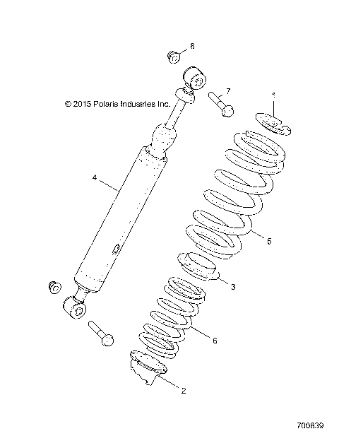 SUSPENSION, REAR SHOCK MOUNTING - R16RGE99A7/AV (700839)