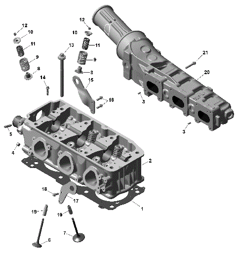 01- ROTAX - Cylinder Head