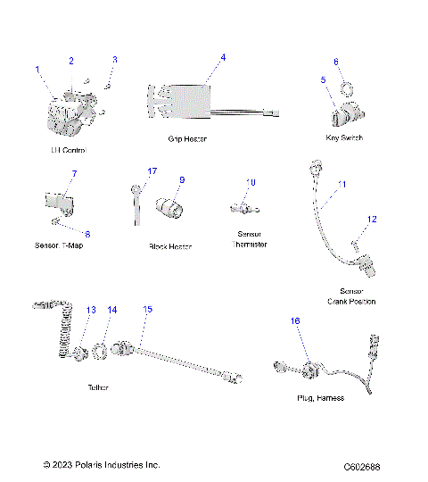 ELECTRICAL, SWITCHES, SENSORS and COMPONENTS 1 - S24TKP9FS (C602688)