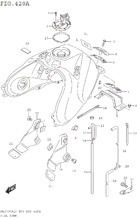 FUEL TANK (DL1000AL5 E03)