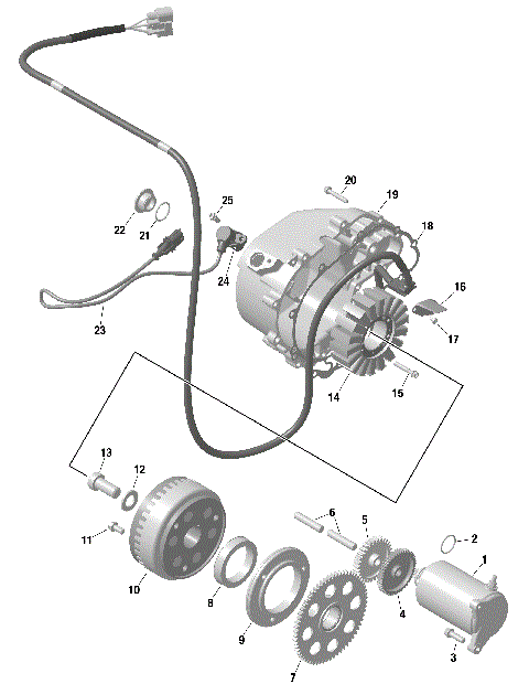 01- ROTAX - Magneto and Electric Starter
