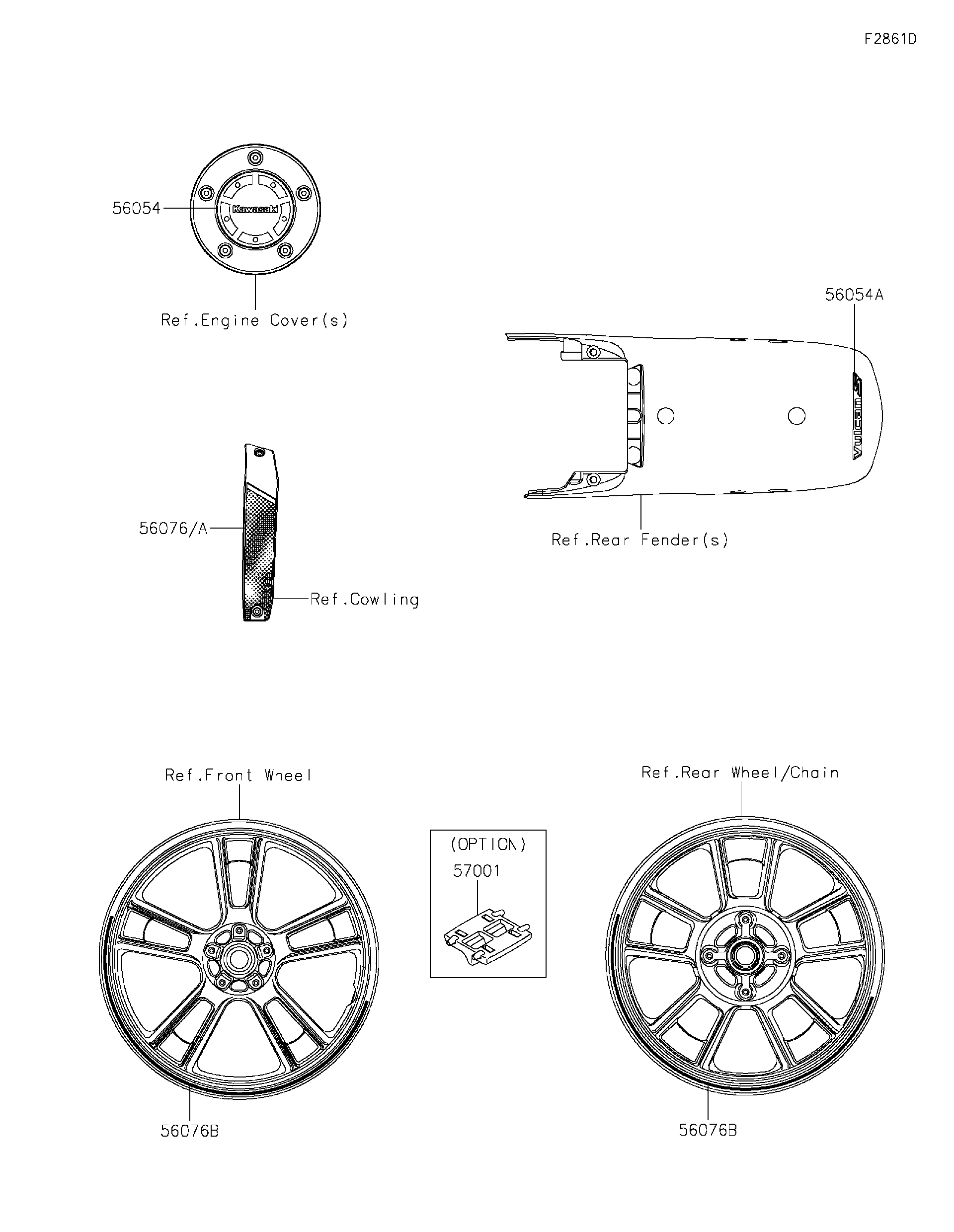 TakekoNailyページ Kawasaki Motorcycle 1993 OEM Parts Diagram for CYLINDER HEAD
