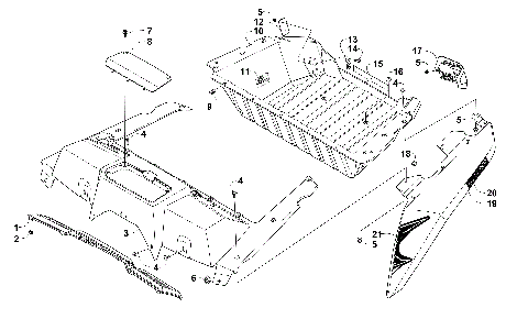 CARGO BOX AND TAILLIGHT ASSEMBLY  [300159]