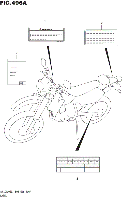 LABEL (DR-Z400SL7 E03)