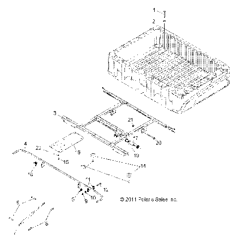 BODY, BOX MOUNTING - R14WH76AA/EAC (49RGRBOXMOUNTING12CREW)
