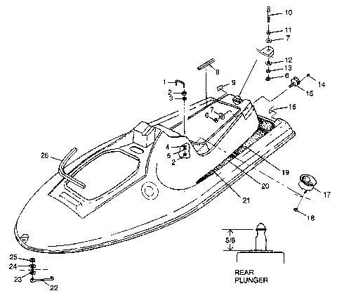 HULL and BODY SLT 700 B974572 (4941124112A006)
