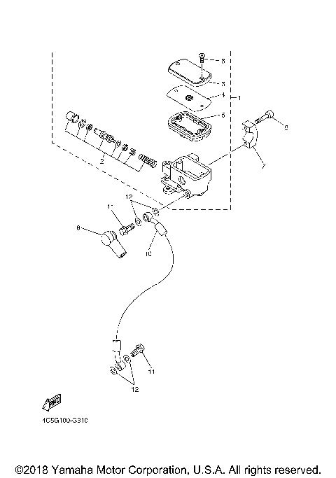 FRONT MASTER CYLINDER