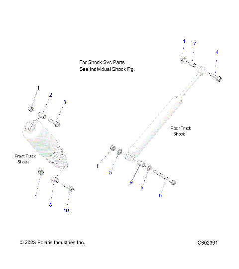 SUSPENSION, REAR SHOCKS MNTG. - S24CBU5TSL (C602391)