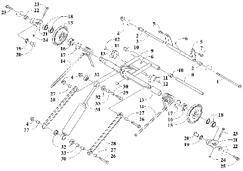 REAR SUSPENSION REAR ARM ASSEMBLY [106182]