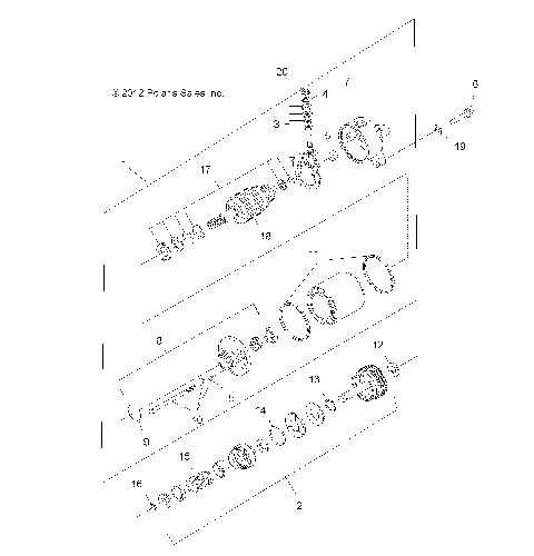 ENGINE, STARTING SYSTEM - A13NA32FA (49ATVSTARTER12SP500)