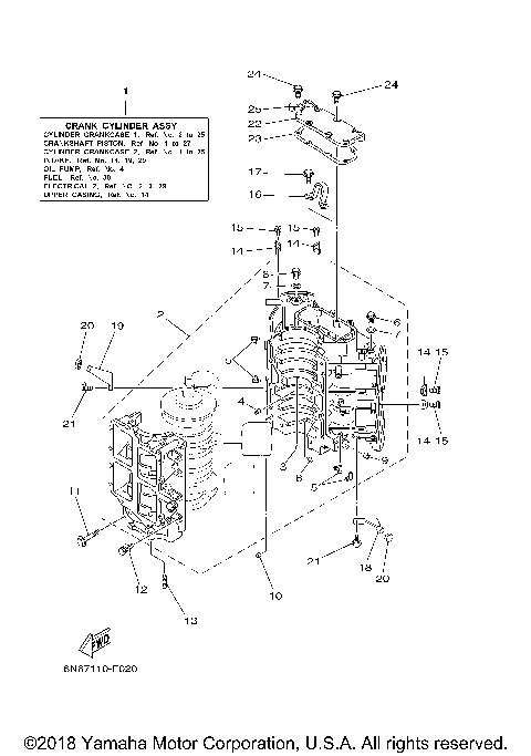 CYLINDER CRANKCASE 1
