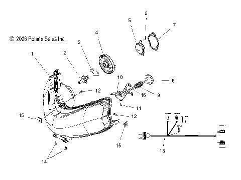 HEADLIGHT - S07PK6FS/FE/PM6FS/PM6FSA (49SNOWHEADLGHT600HO)