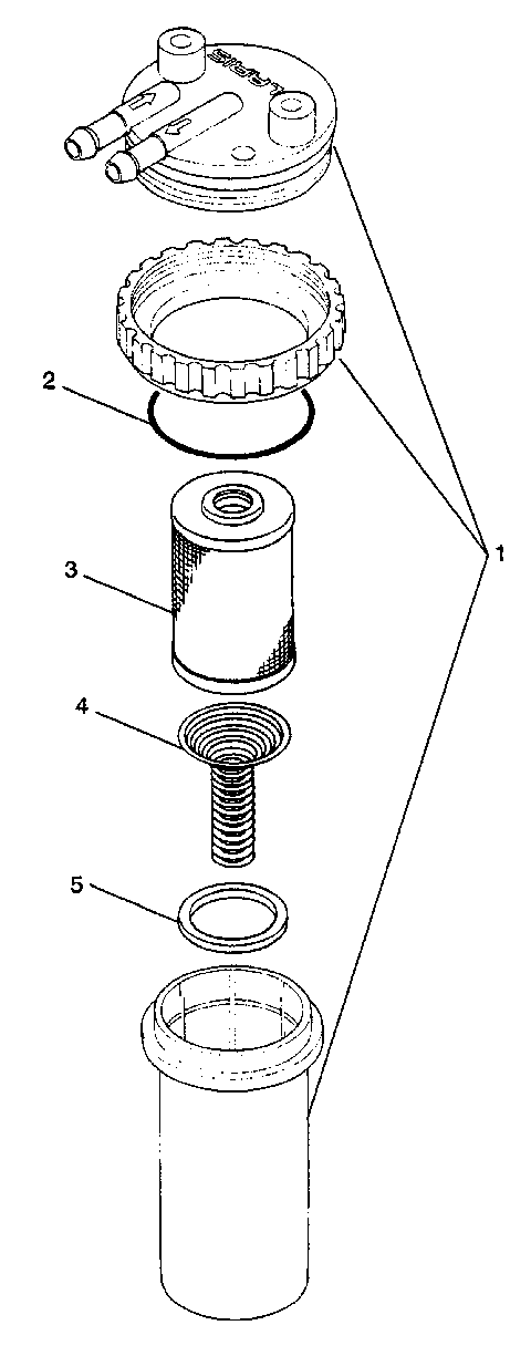 FUEL/WATER SEPARATOR SL 900 B974091 and SL 1050 B974090 (4940974097C012)