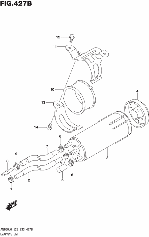 EVAP SYSTEM (AN650ZL6 E33)