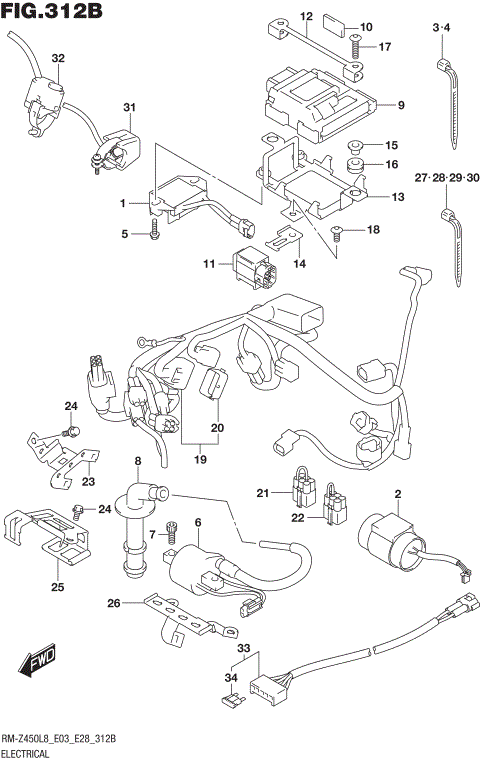 ELECTRICAL (RM-Z450 E28)