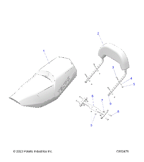 BODY, SEAT and BACKREST - S24CED5TSL/TSU (C602478)