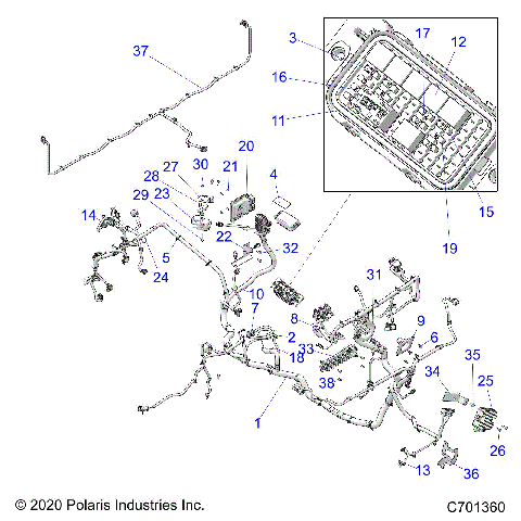ELECTRICAL, WIRE HARNESS - R21RRE99DP (C701360)