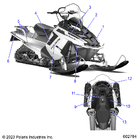 BODY, DECAL - S25CFF5TSL (602784)