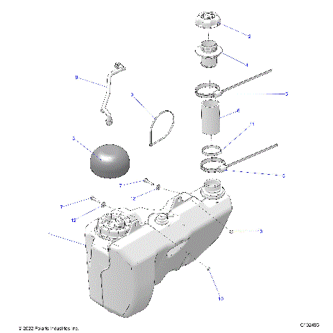 BODY, FUEL TANK - A20SLZ95AE (C102495)