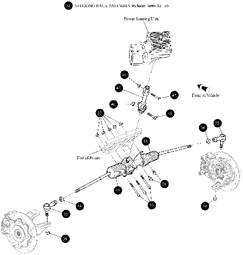 STEERING RACK ASSEMBLY [302582]