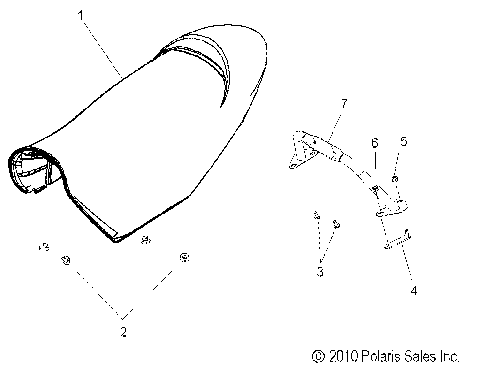 BODY, SEAT ASM. - S12PP7FSL (49SNOWSEAT11FSTIQ)