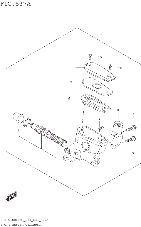 FRONT MASTER CYLINDER