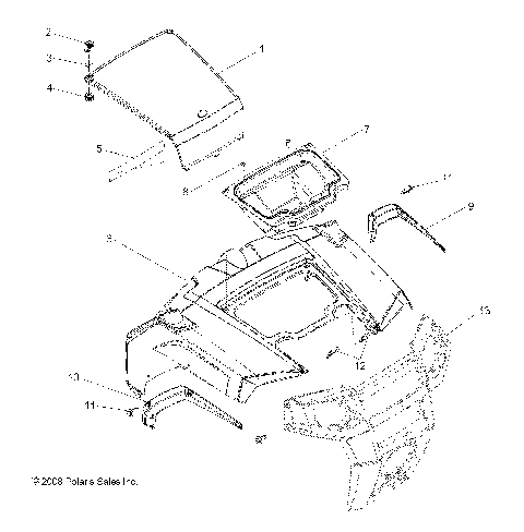 BODY, HOOD and FRONT BODY WORK - R09VH76 ALL OPTIONS (49RGRHOOD09RZR)