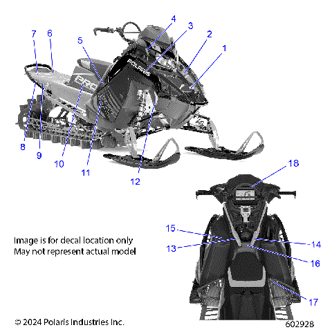 BODY, DECAL, MATTE MARMALADE ORANGE SIDE PANEL - S25TFM9BS (602928)