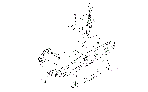 SKI AND SPINDLE ASSEMBLY [104132]