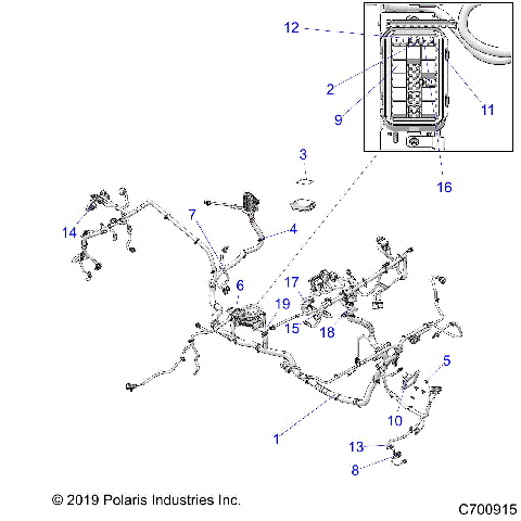 ELECTRICAL, WIRE HARNESS (FROM 10/10/2019) - R20RRK99A9/AA/AF/AP/AX/B9/BA/BF/BP/BX (C700915)