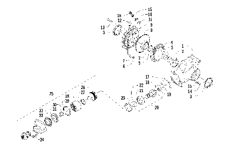 REAR DRIVE GEARCASE ASSEMBLY [93887]