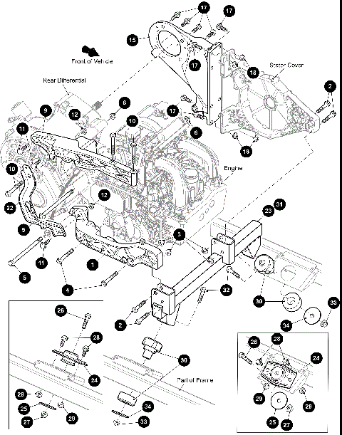 ENGINE MOUNTING [302454]