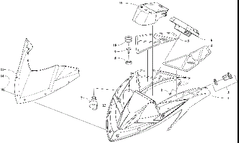 WINDSHIELD AND INSTRUMENTS ASSEMBLIES [106845]