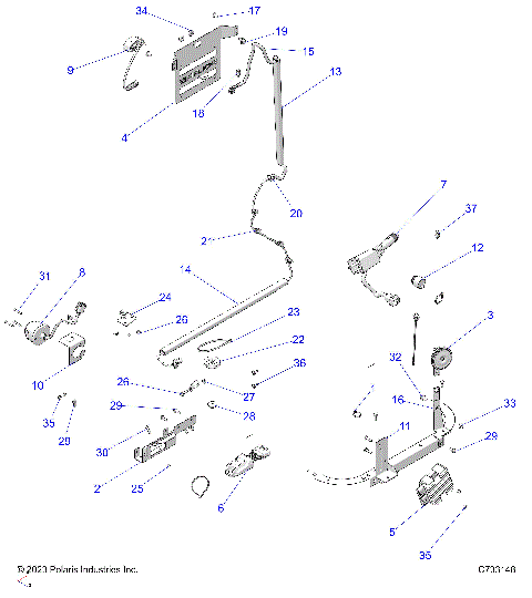 ELECTRICAL, WIRE HARNESS COMPONANTS, AND LICENSE PLATES  - R25MAE57D5 (C733148)