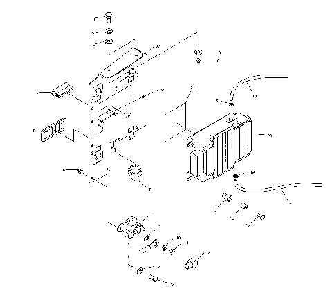 ELECTRICAL BOX MOUNTING - W035101CA/W035101IA (4981048104B08)