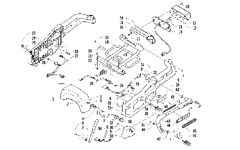 BACKREST, RACK, AND TAILLIGHT ASSEMBLY [86152]