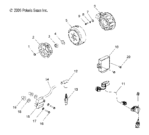 ENGINE, MAGNETO - S07PK6FS/FE/PM6FS/PM6FSA (4997399739D06)