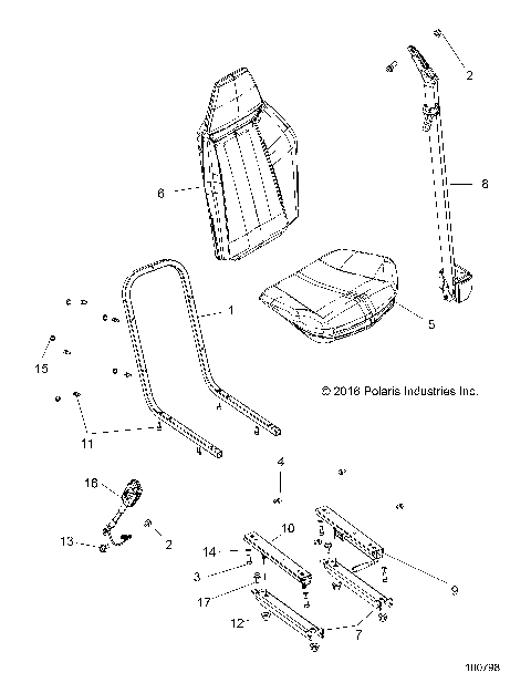 BODY, SEAT - A19HAA15N7 (100798)
