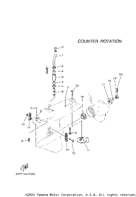 LOWER CASING DRIVE 4