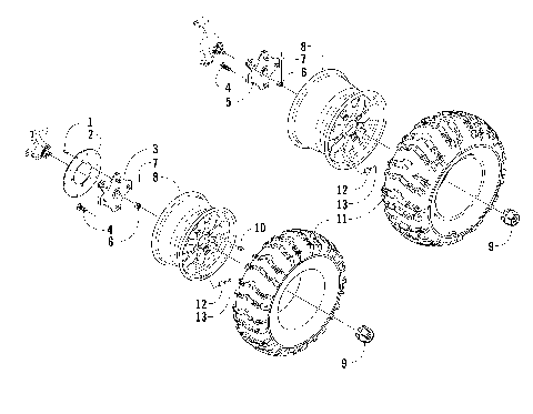 WHEEL AND TIRE ASSEMBLY [83219]