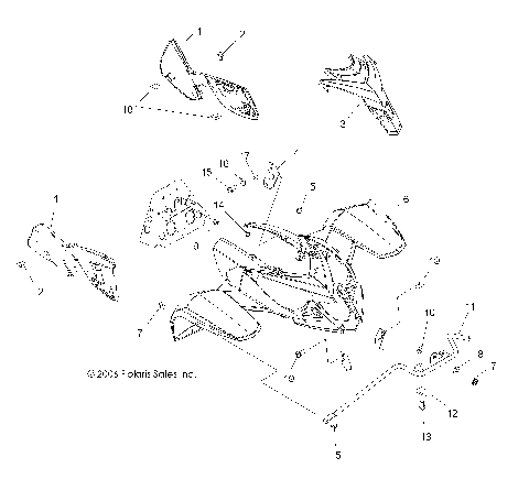 CAB, FRONT and SIDE PANELS - A07GJ50AA/AB/AC (49ATVCABPRED500)