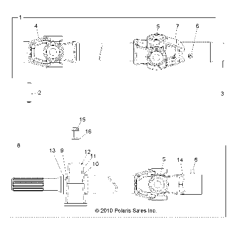 DRIVE TRAIN, FRONT PROP SHAFT - R11JH87AA/AD (49RGRSHAFTPROP11RZR875)