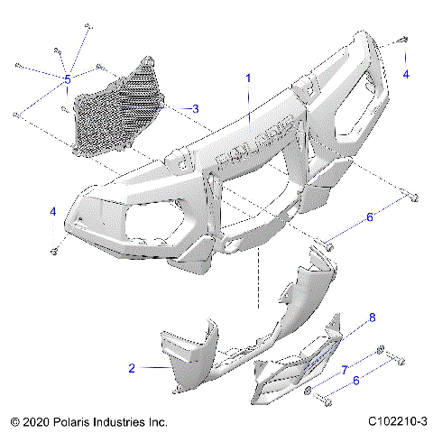 BODY, FRONT BUMPER - A26SXN85A7 (C102210-3)