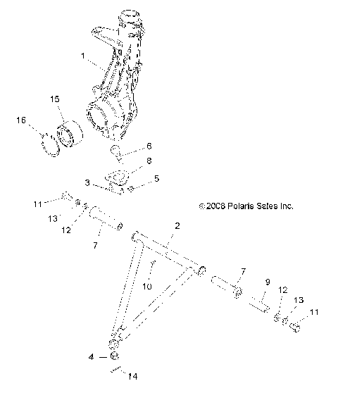 SUSPENSION, A-ARM and STRUT MOUNTING - A13NA32FA (49ATVSUSPFRT11TBLZR)